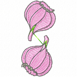 Garlic Embroidery Design 8 Garlic Embroidery Design 8